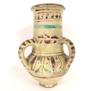 Assili Ajeddou Qolla Qallaline Tunisia Tunis Earthenware 19th Century Wedding Jug