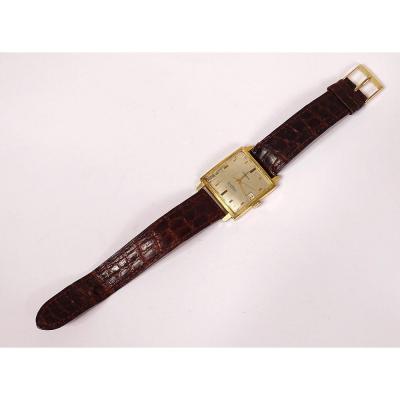 Moeris Excellence Automatic Men's Bracelet Watch 18k Gold Swiss Vintage XXth