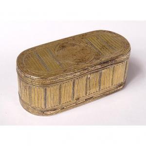 Louis XVI Flies Box Snuffbox Pomponne Gerbe Wheat Eighteenth Century