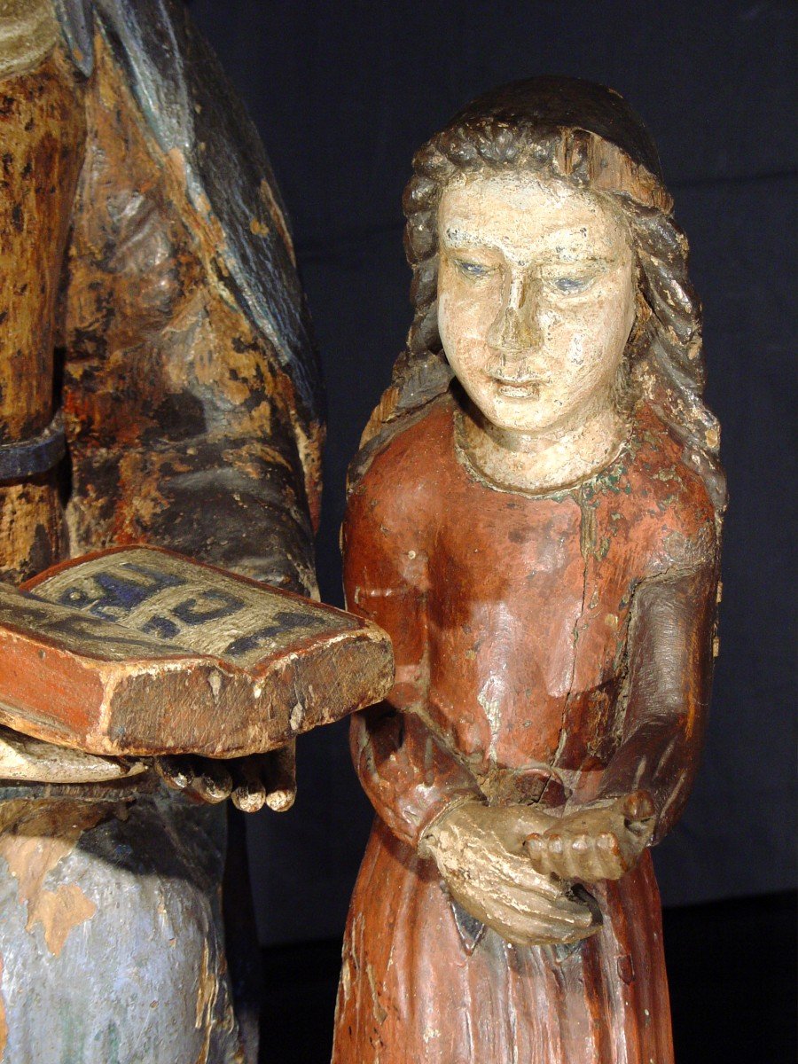 16th Century Statue Saint Anne-photo-1