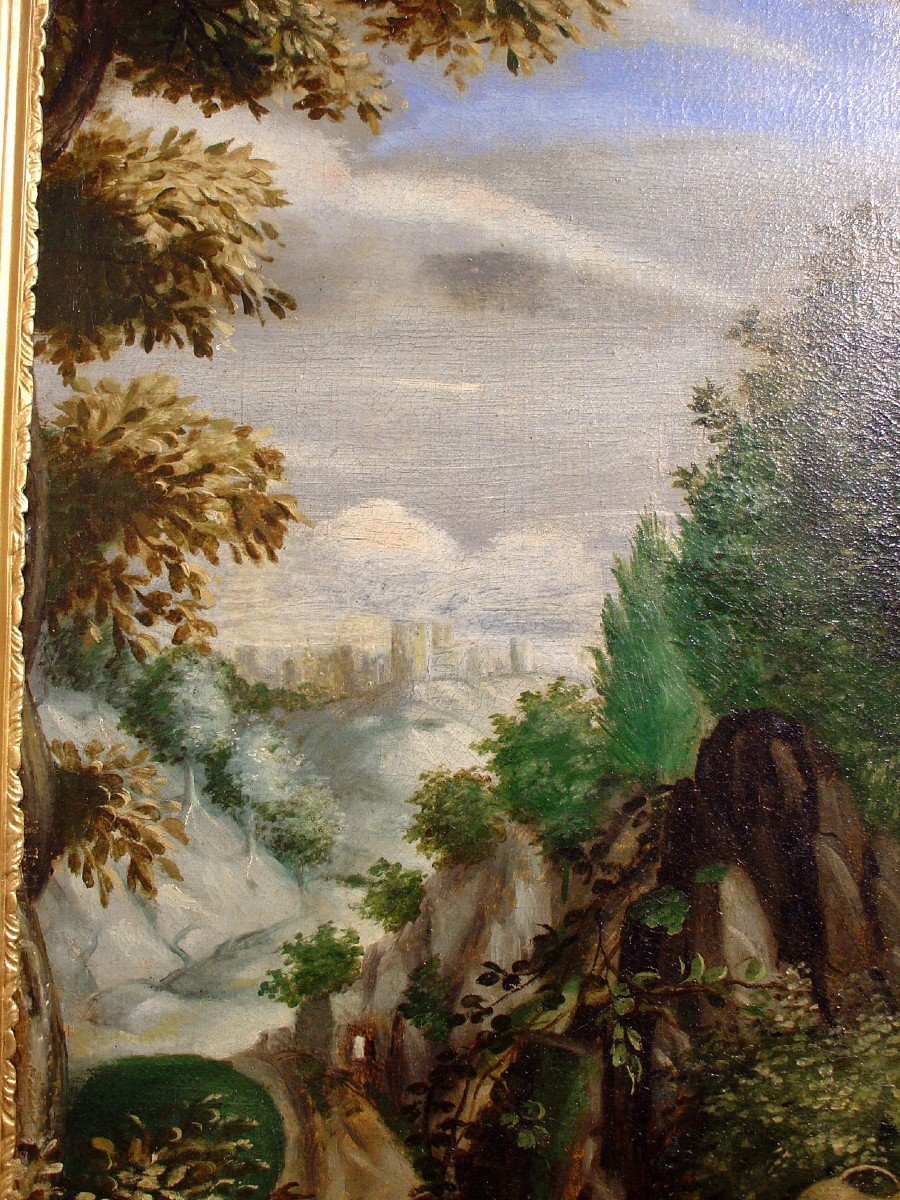 18th Century Painting Lion's Hunt -photo-2