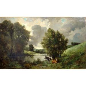 Tableau Paysage  Henri Cauchois