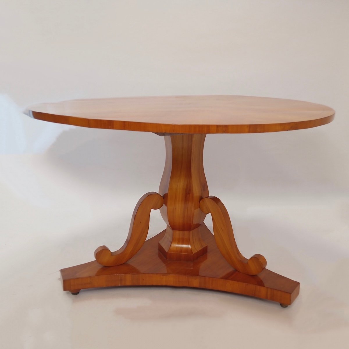 Biedermeier Coffee Table, Cherry Wood Around 1810-photo-4