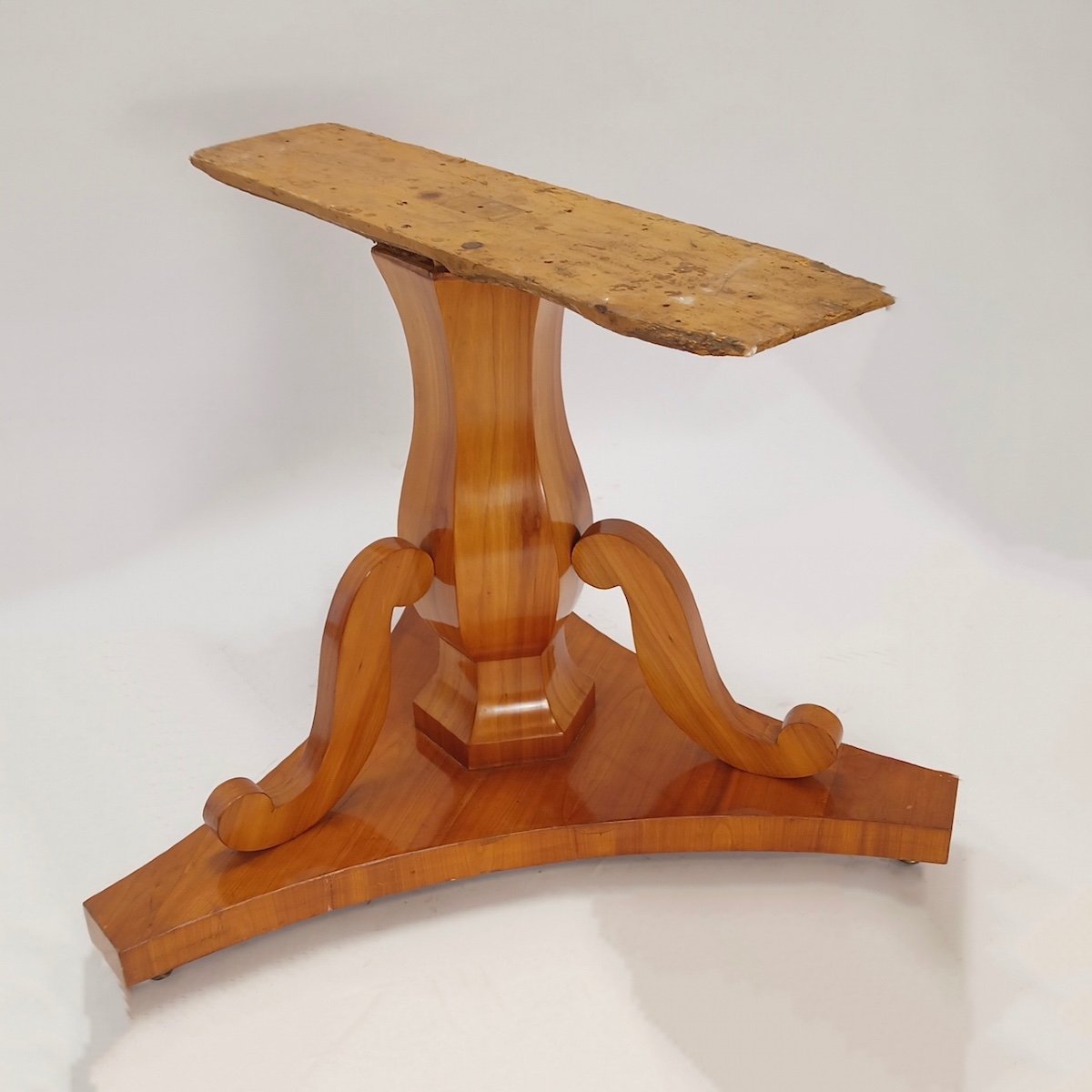 Biedermeier Coffee Table, Cherry Wood Around 1810-photo-1