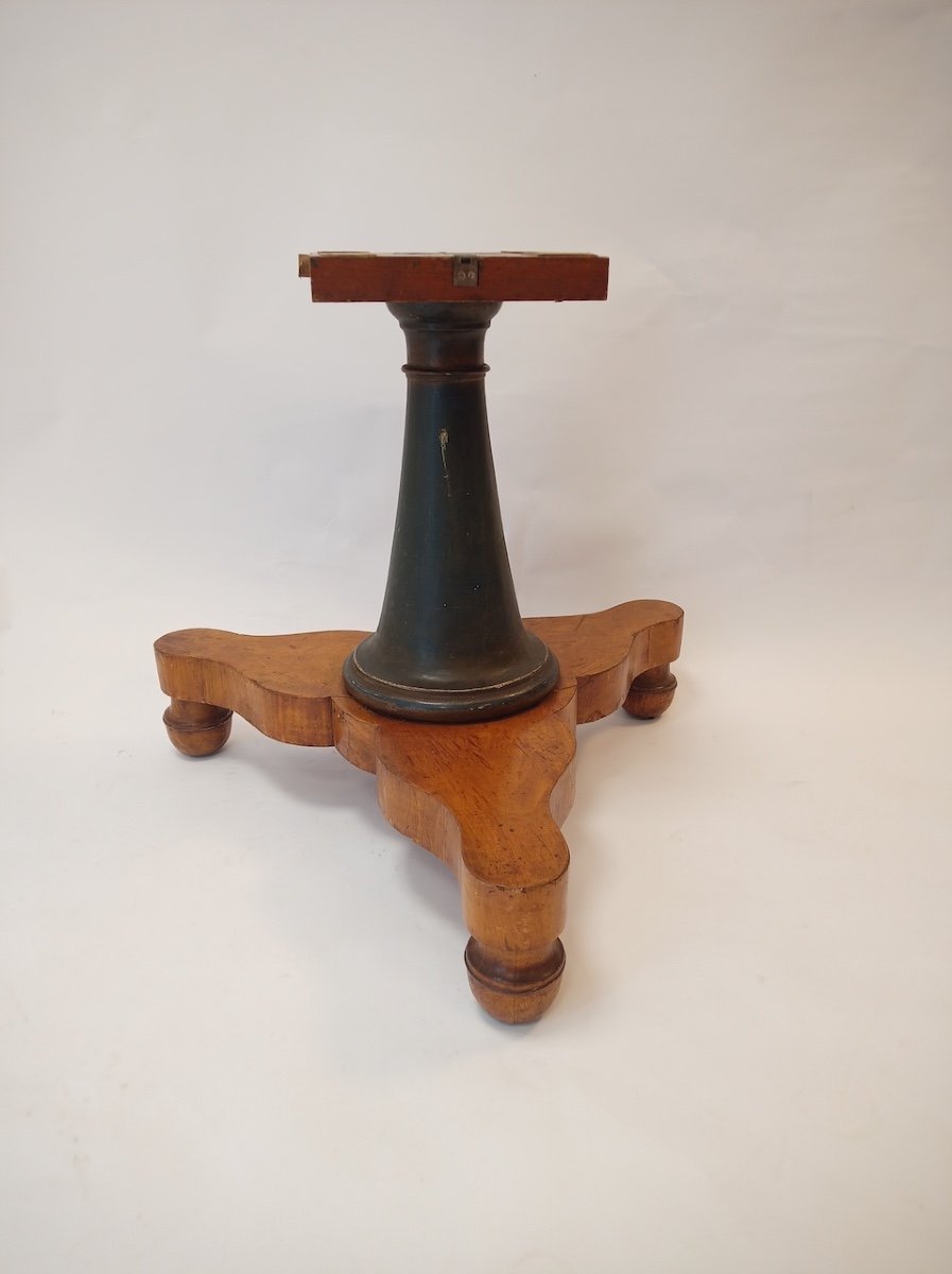 Biedermeier Walnut Table-photo-2