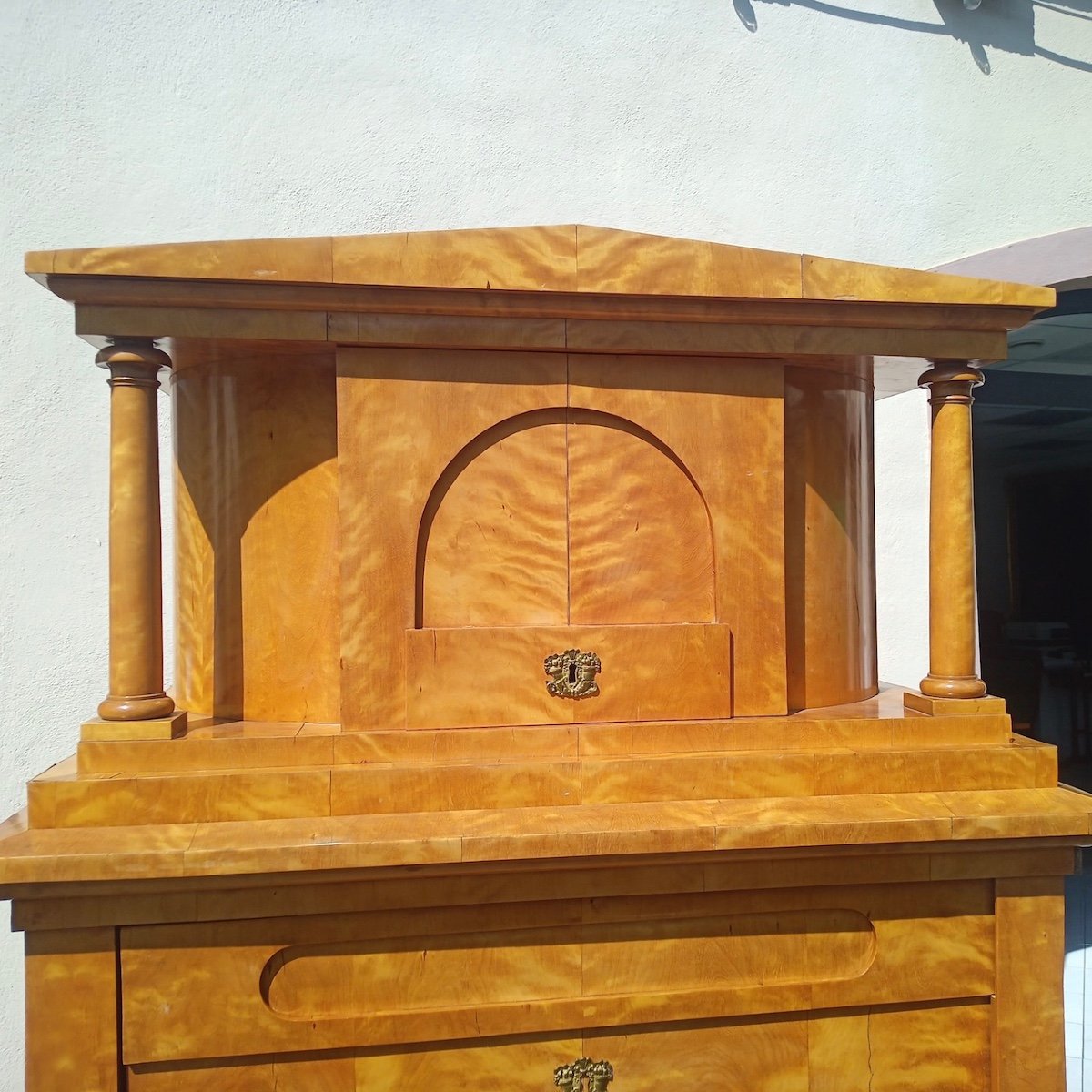 Biedermeier Blender Cabinet, North Germany Circa 1815-photo-2