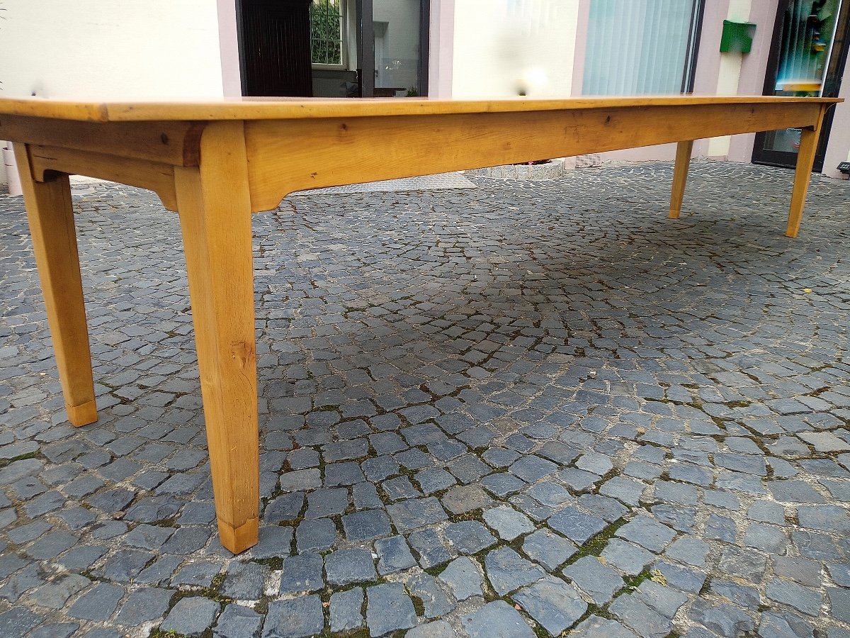 Antique Table From The 19th Century, 433 Cm Long-photo-2