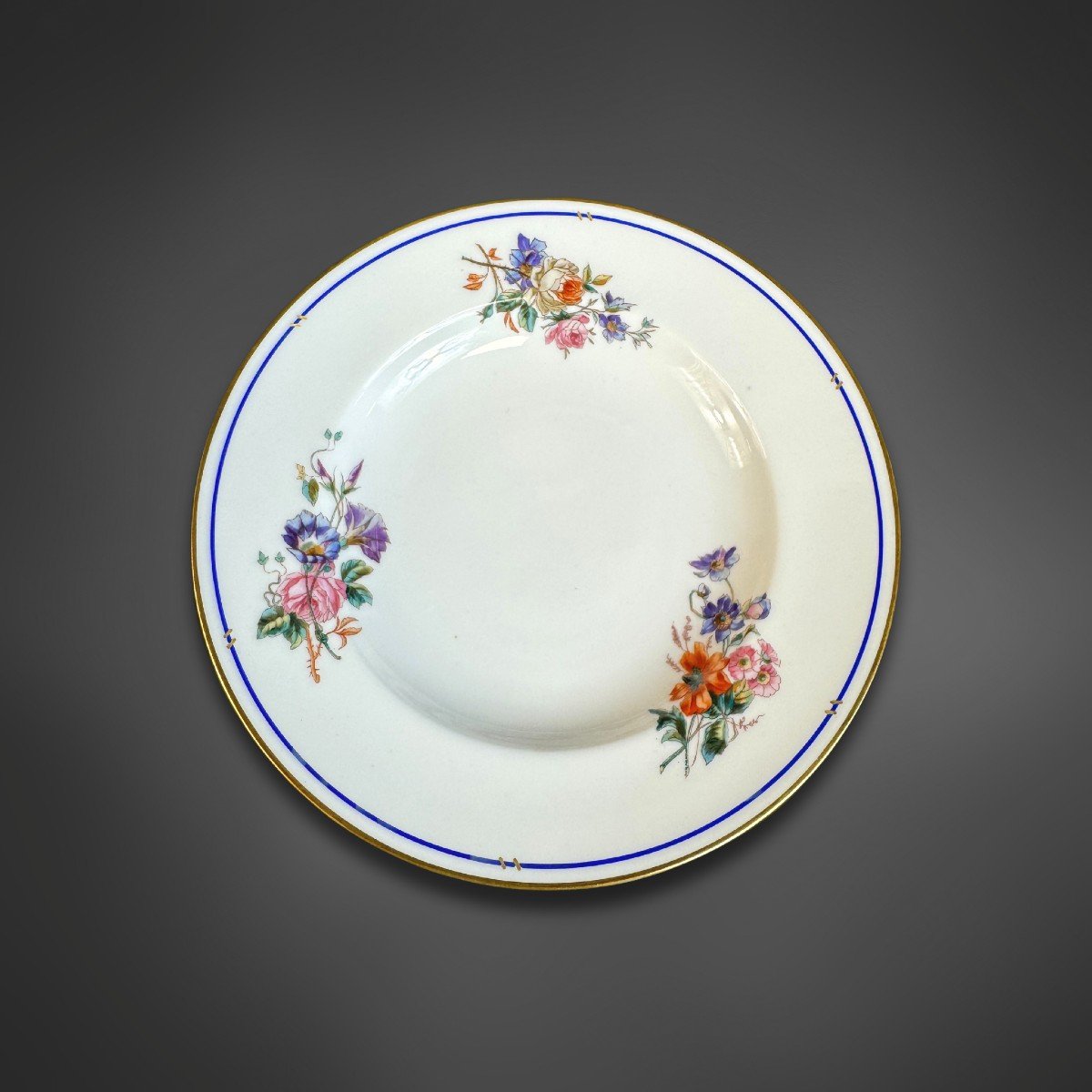 Porcelain Service Alfred Hache Company, Vierzon Circa 1900-1920 France-photo-1