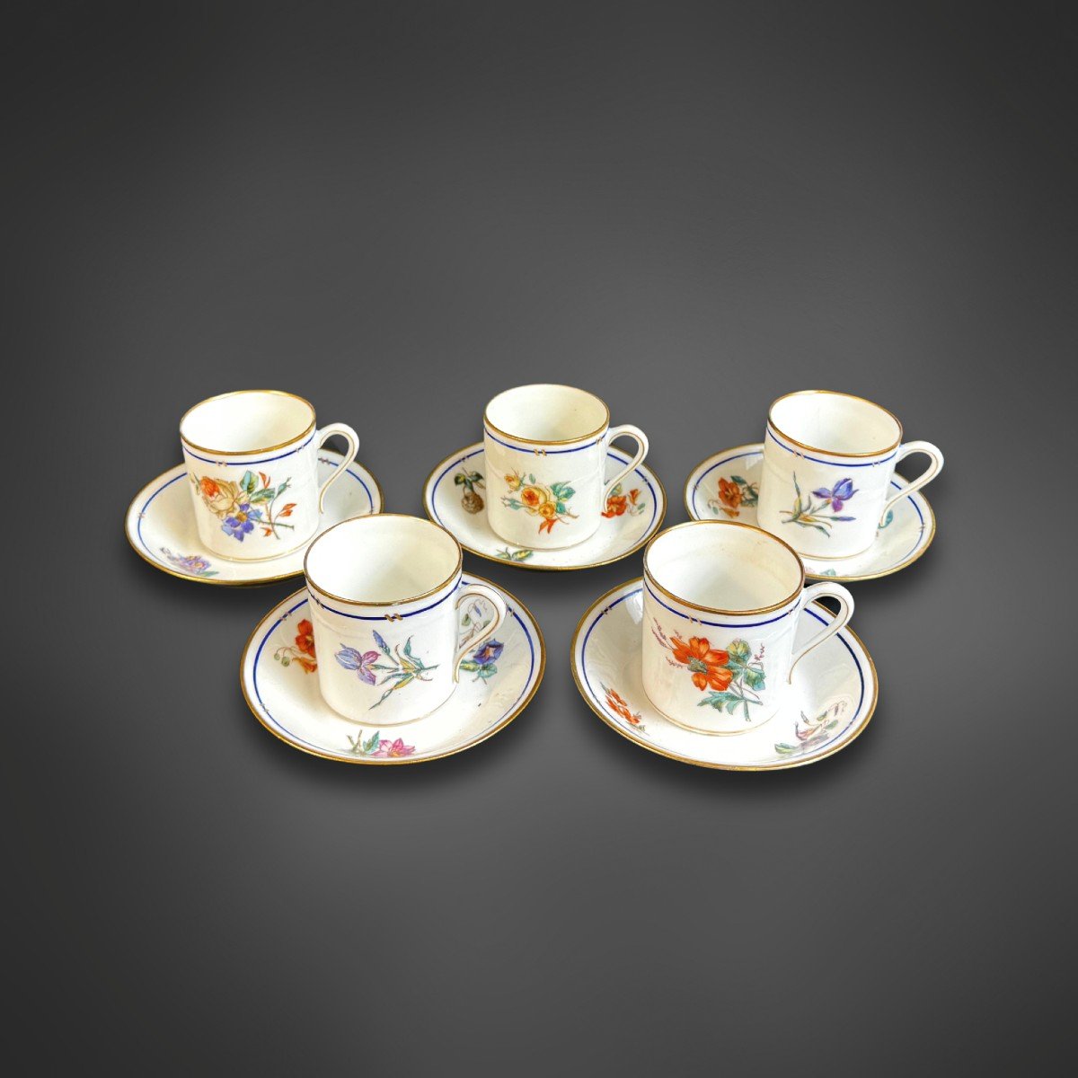 Porcelain Service Alfred Hache Company, Vierzon Circa 1900-1920 France-photo-6