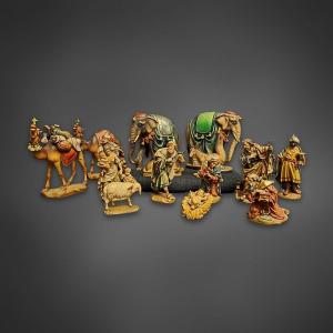 Bergland Nativity Scene Wood Carvings, 18 Cm Series, Maple Color,