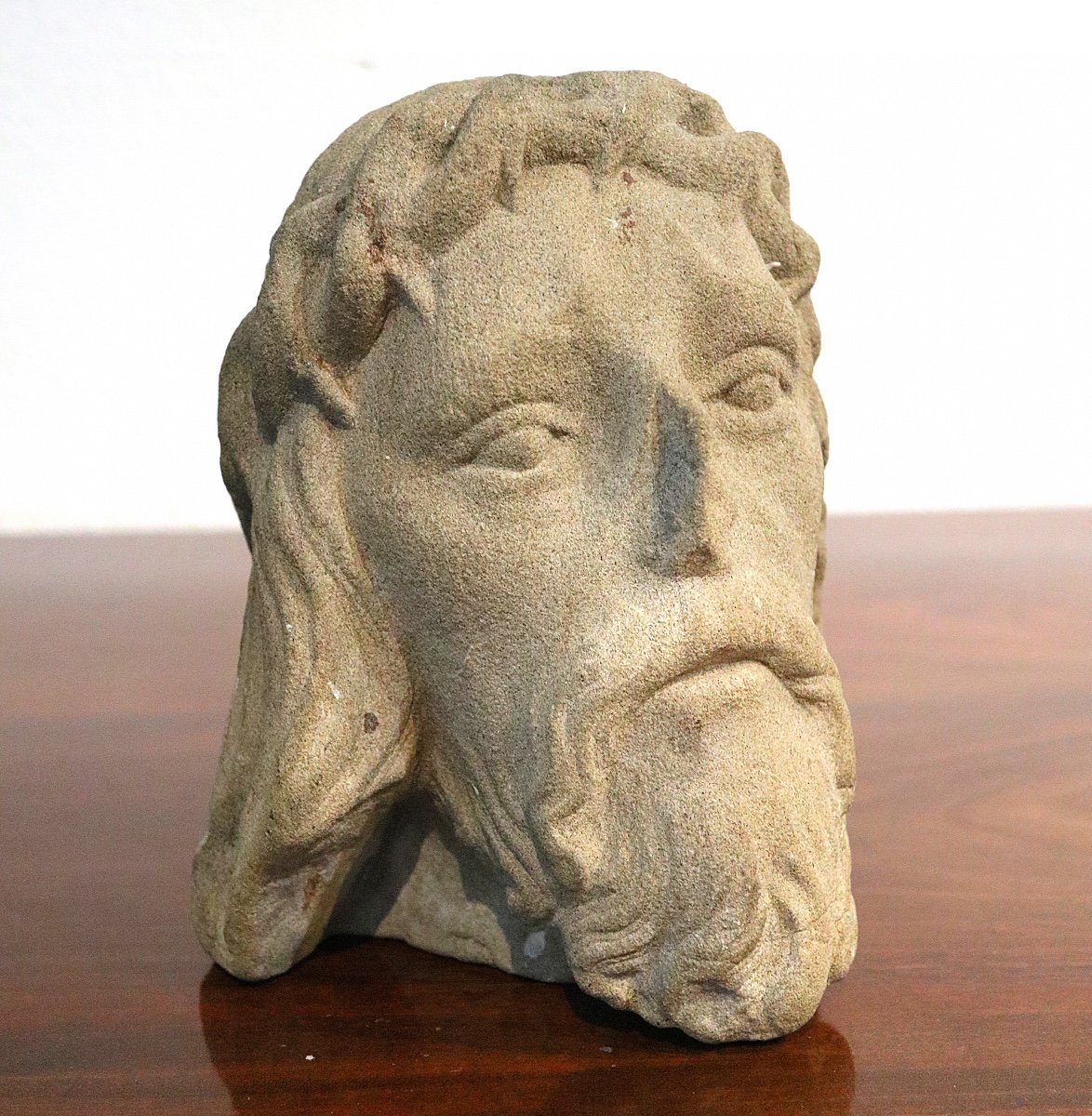 Head Of Jesus Renaissanc, Sandstone-photo-2