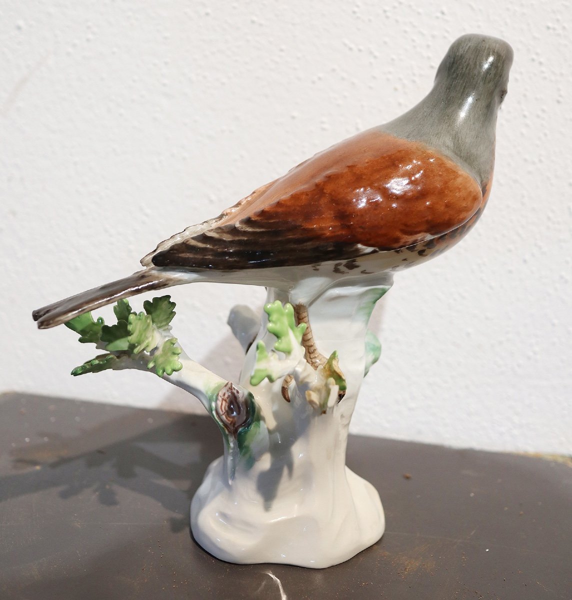 Oiseau Chanteur En Porcelaine De Meissen -photo-3