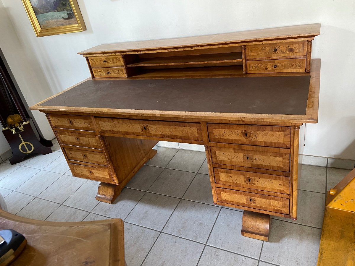 Large Biedermeier Desk, Vienna 1830-photo-1