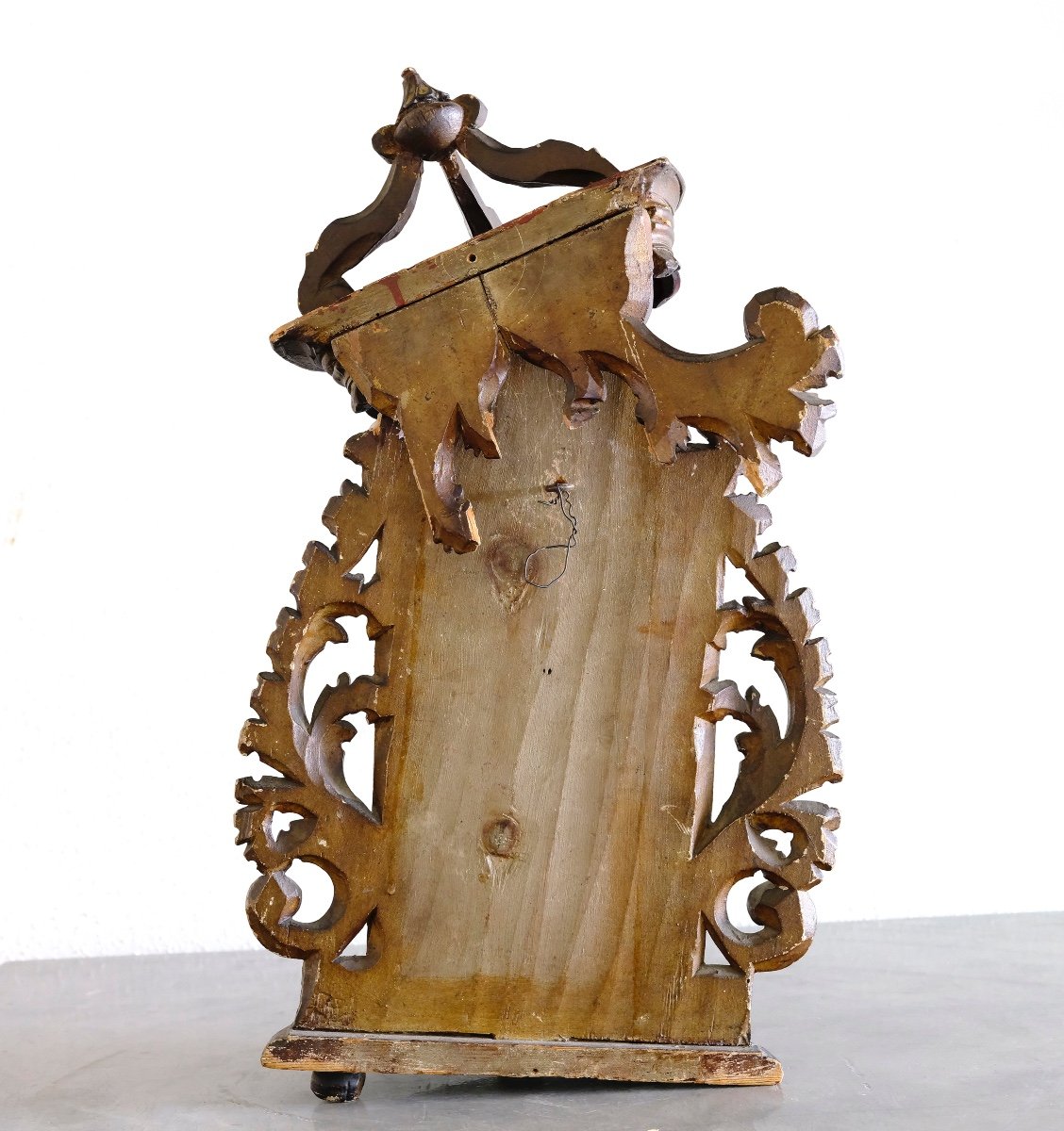 Jesus Figure Baroque En Bois-photo-2