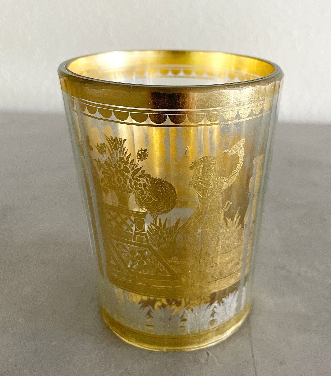 Verre Baroque Intermédiaire Doré 