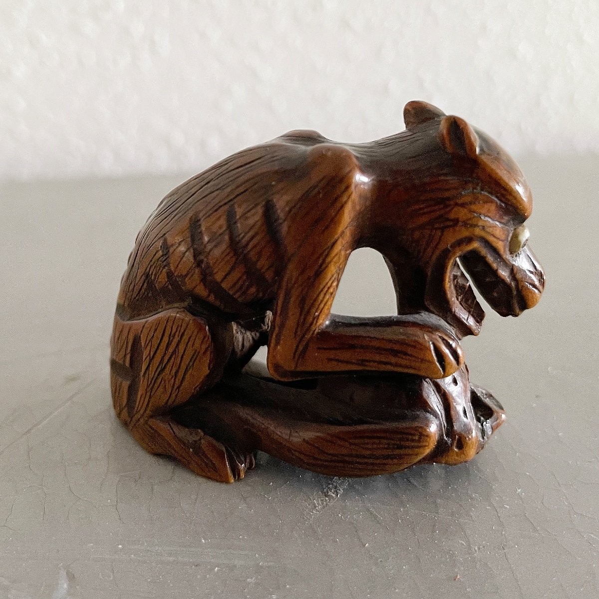 Netsuke, Boxwood, 1900 -photo-4