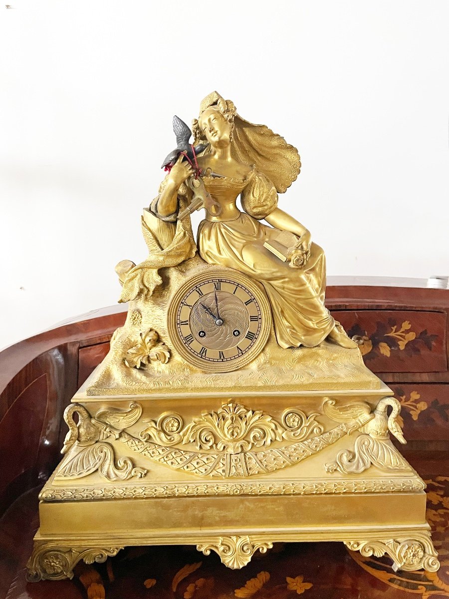 French Biedermeier Clock