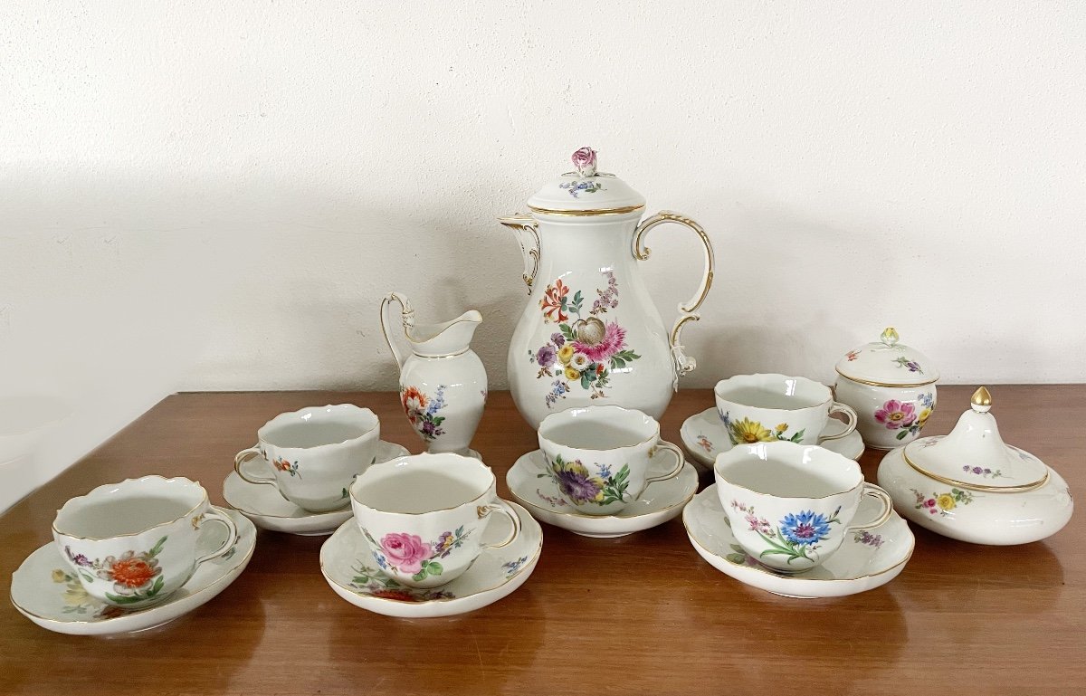 Meissen 10 Piece Coffee Set 