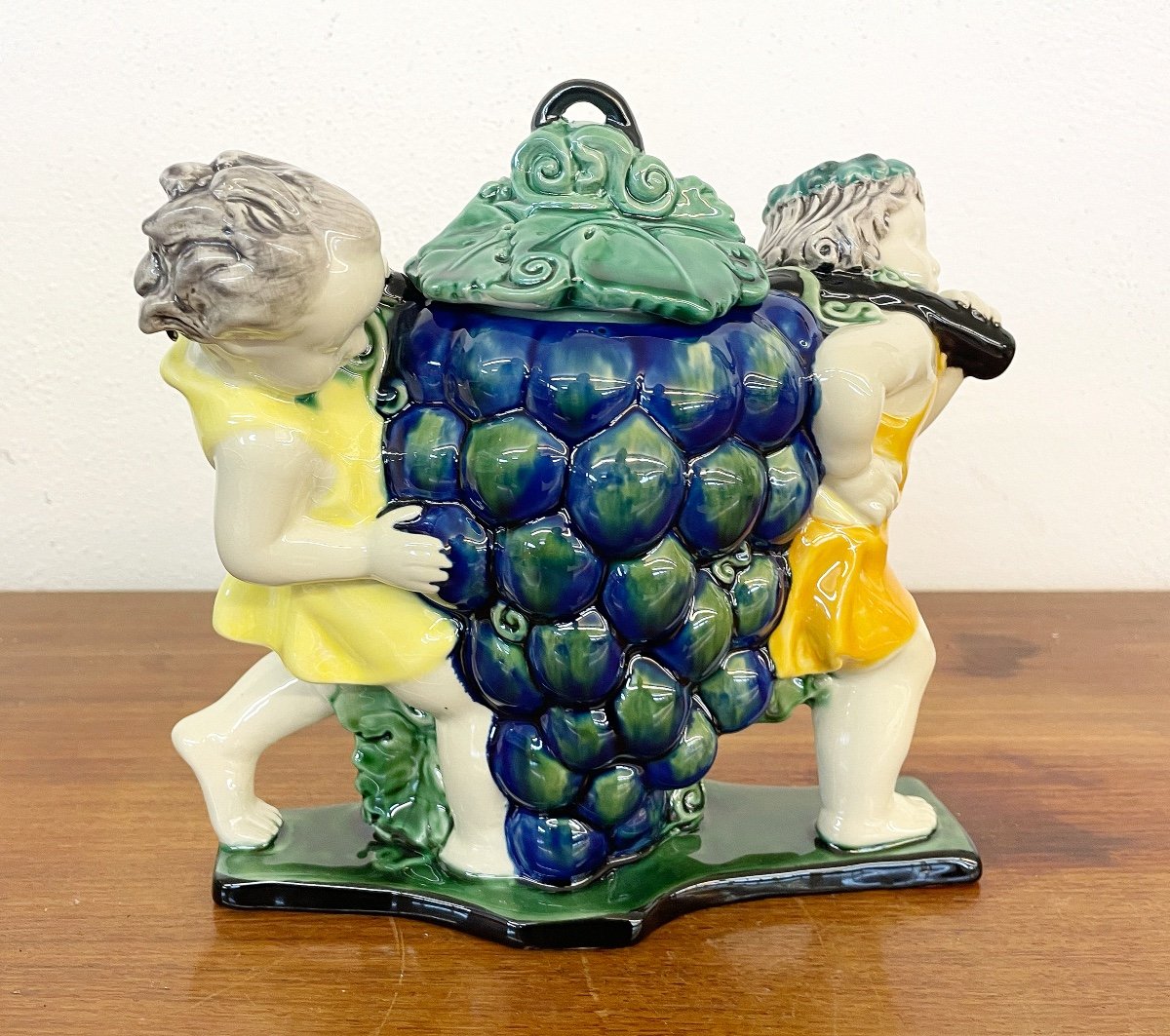 Vienna Ceramic Figurine "grape Bearer"