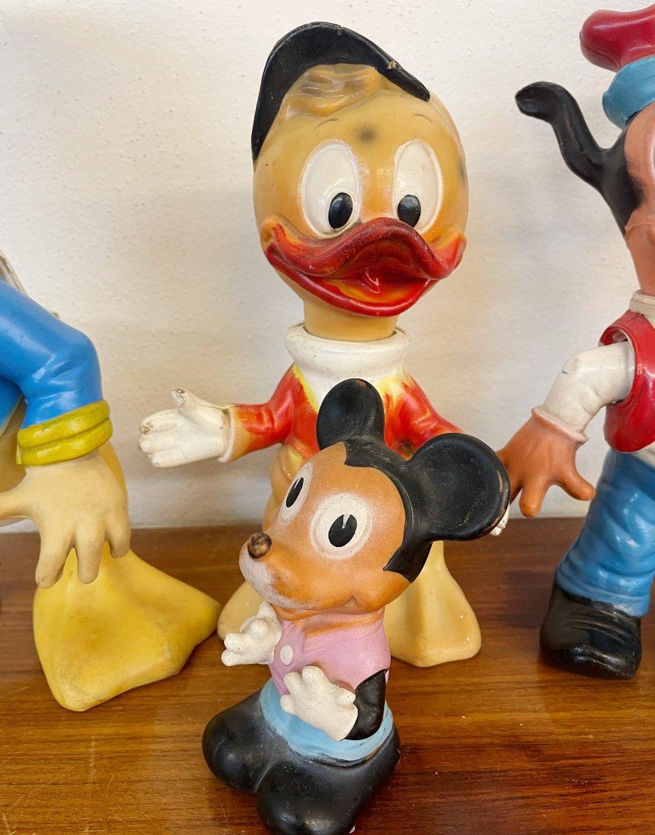 6 Pieces Of Original Disney Figurines From The 60s-photo-3