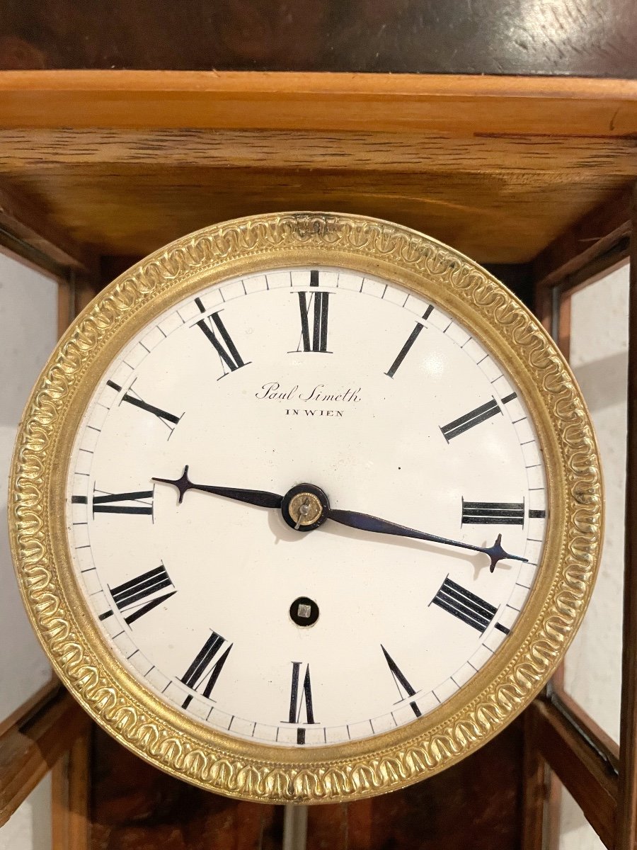 Miniature Biedermeier „Horloge de Toit – Dachluhr“ Signé Paul Simeth-photo-2