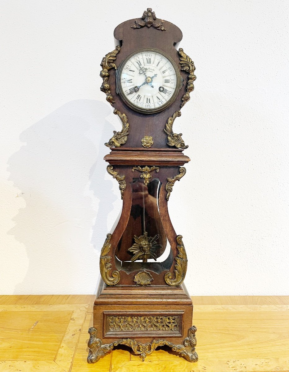 Horloge de Parquet Miniature Historiciste,  France vers 1880