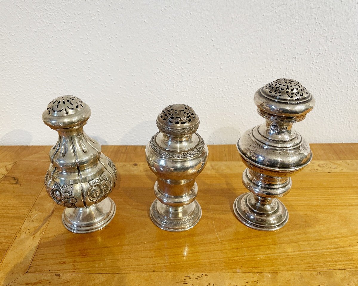 3 Silver Spice Containers-photo-2