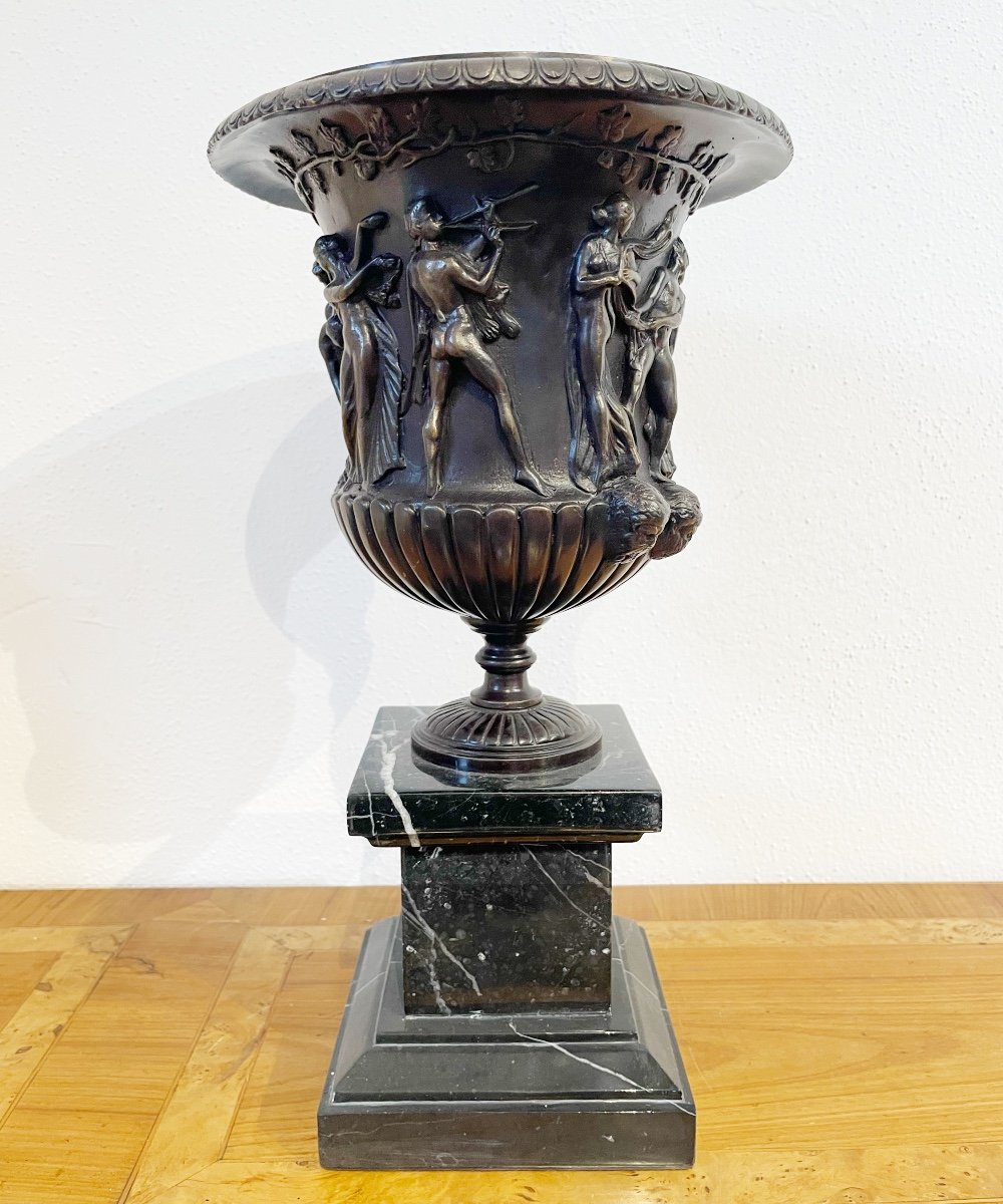 Marble Vase On Marble Base