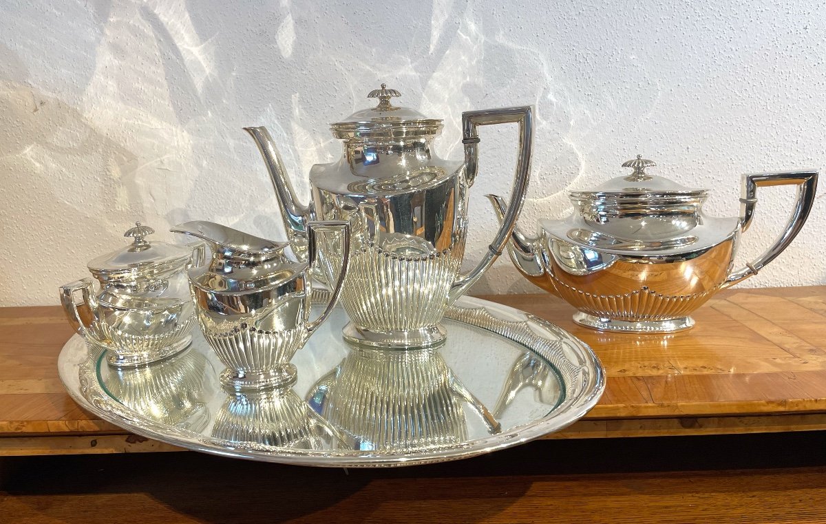 5 Piece Silver Coffee Set, 3.5 Kg -photo-4