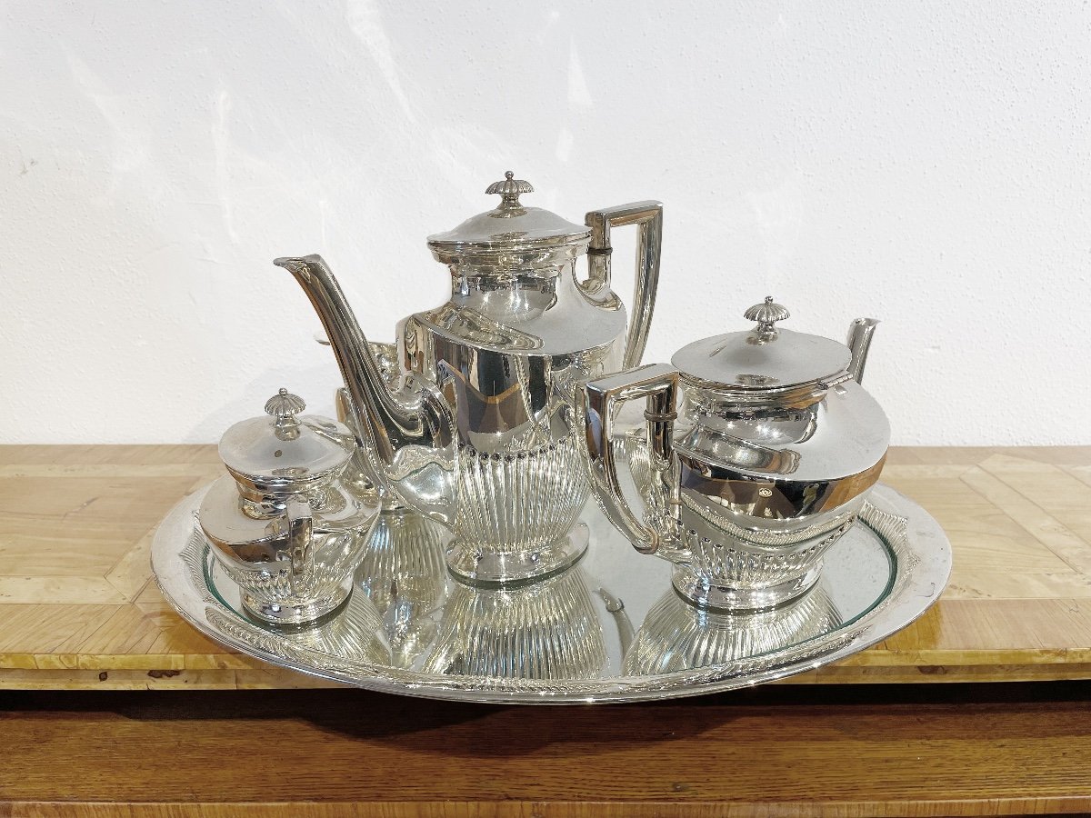 5 Piece Silver Coffee Set, 3.5 Kg -photo-2