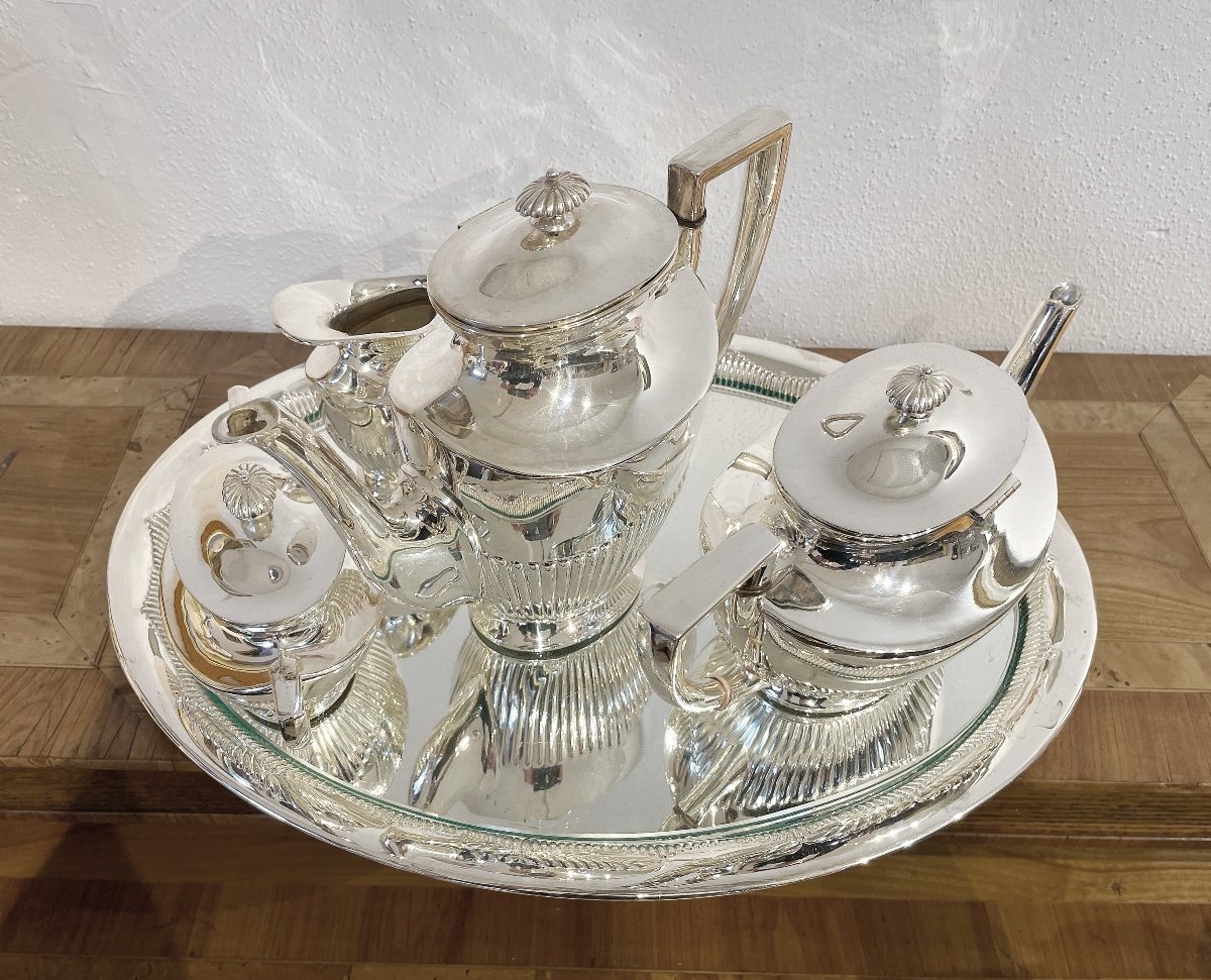 5 Piece Silver Coffee Set, 3.5 Kg -photo-6