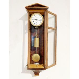 Miniature Biedermeier “roof Clock – Dachluhr” Signed Paul Simeth