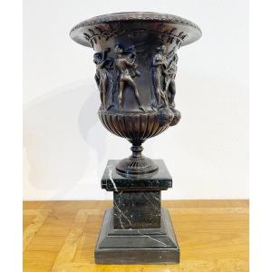 Marble Vase On Marble Base