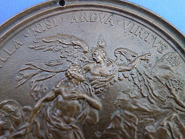 Massimiliano Soldani-benzi (1656-1740. Double-sided Medal, Signed And Dated 1685. 17th Century-photo-1