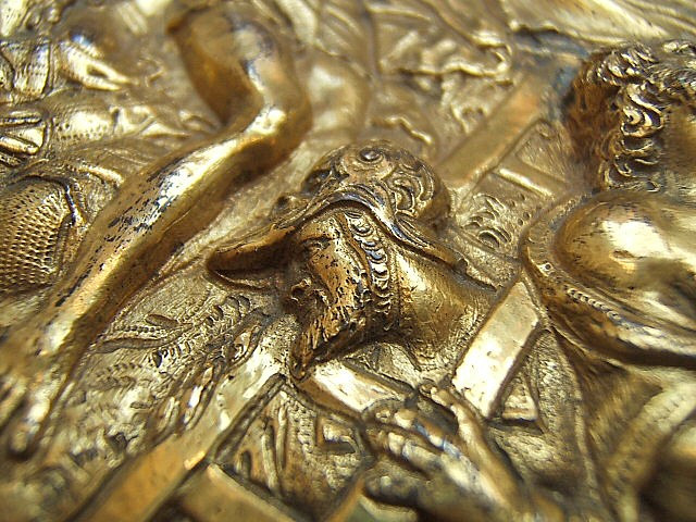 Belle Plaque En Bronze, Sud De l'Allemagne 16/17ème Siècle. Lamentation Pour Le Christ.  -photo-3