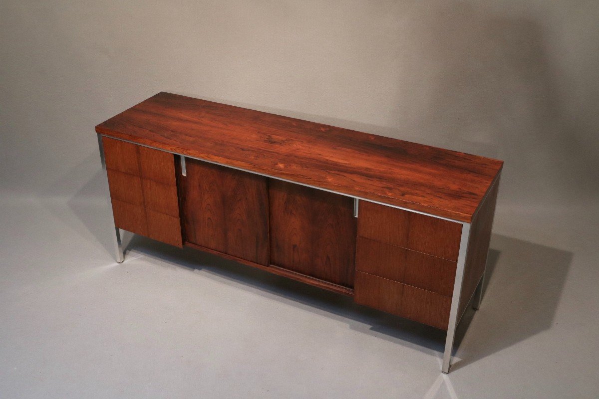 Buffet Enfilade Palissandre 1960 Osvaldo Borsani-photo-3