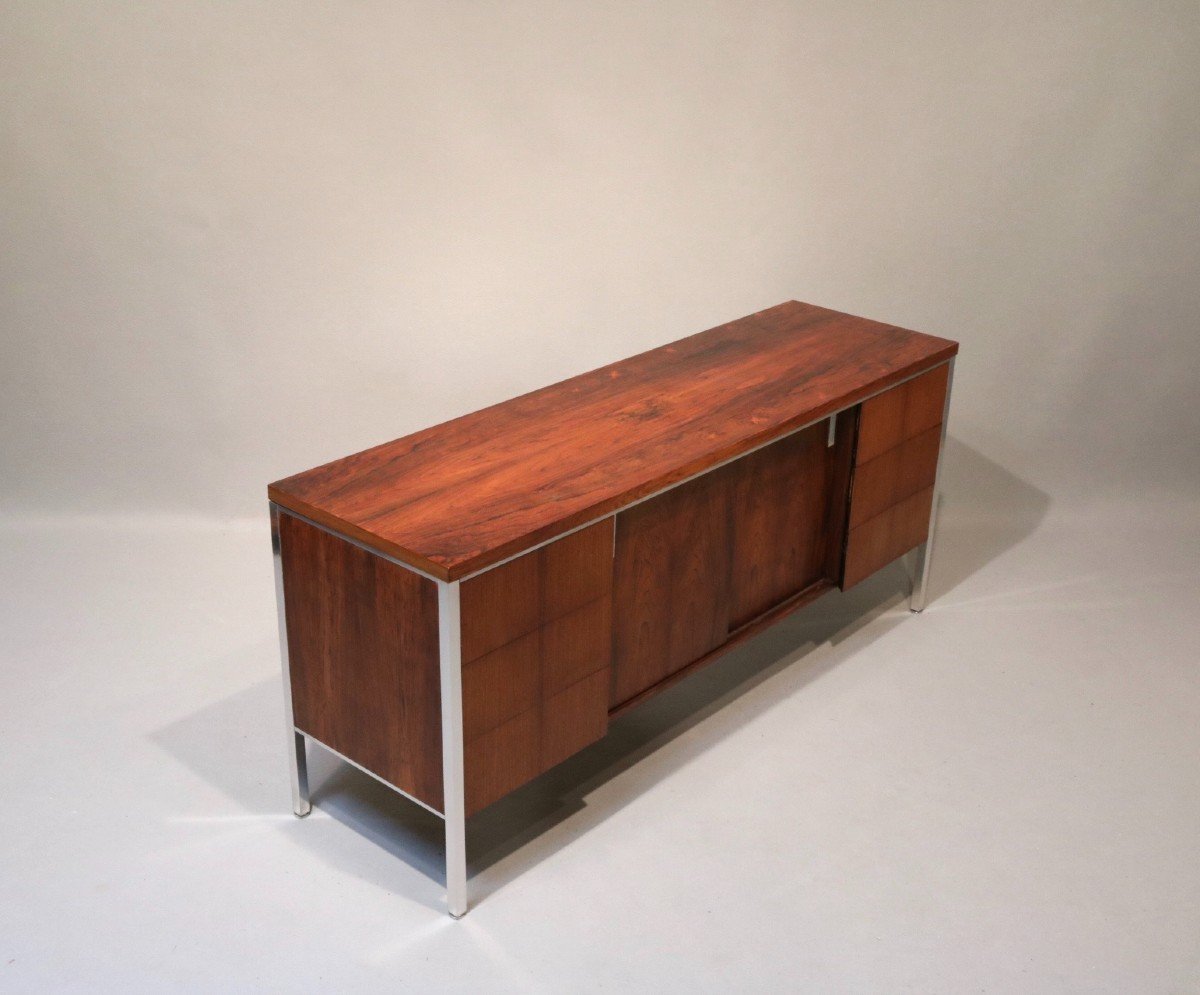 Buffet Enfilade Palissandre 1960 Osvaldo Borsani-photo-4