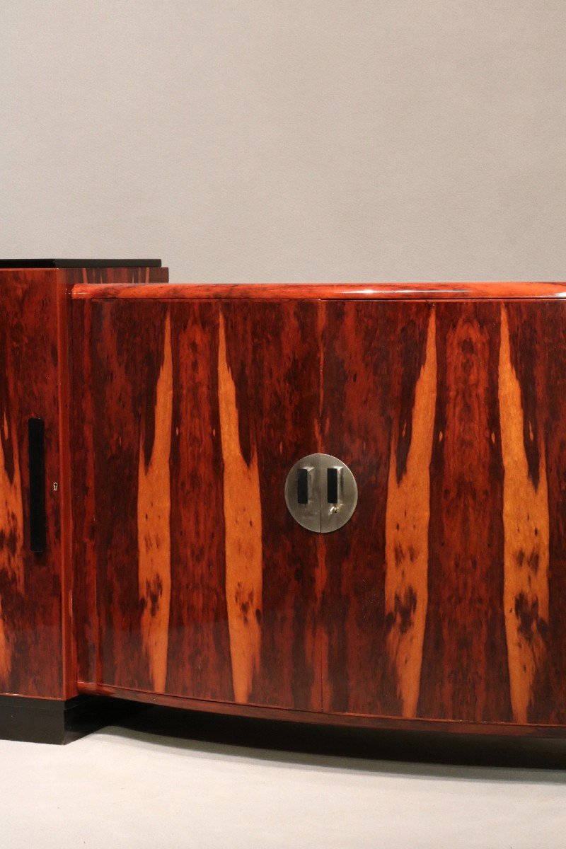 Buffet, Macassar Ebony Art Deco Sideboard-photo-1