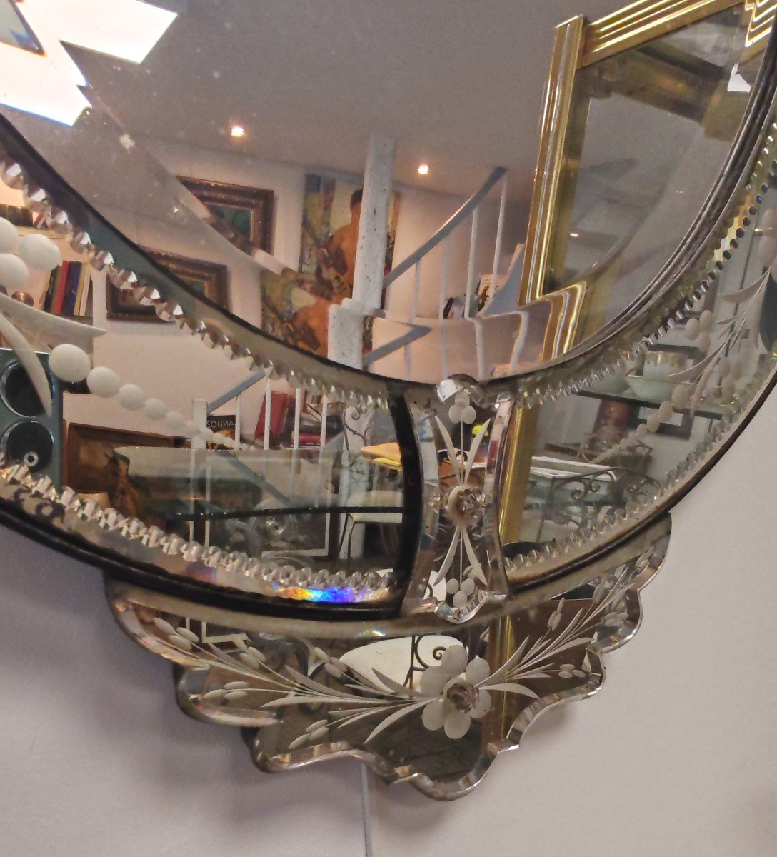 Miroir ovale de Venise-photo-1