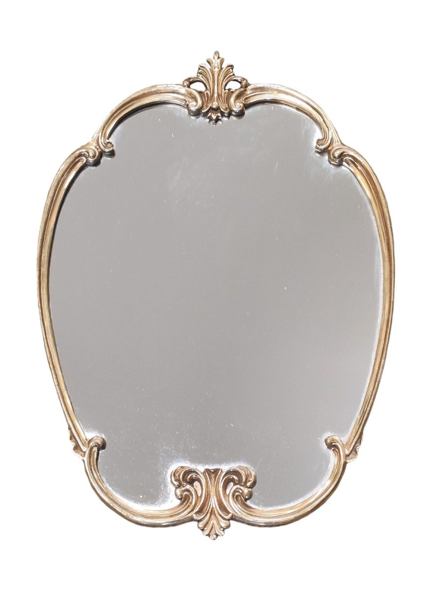 Miroir Style Louis XV En Bronze