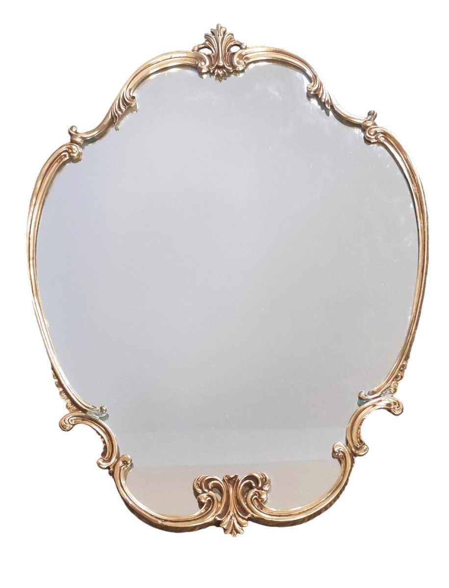 Miroir En Bronze Style Louis XV