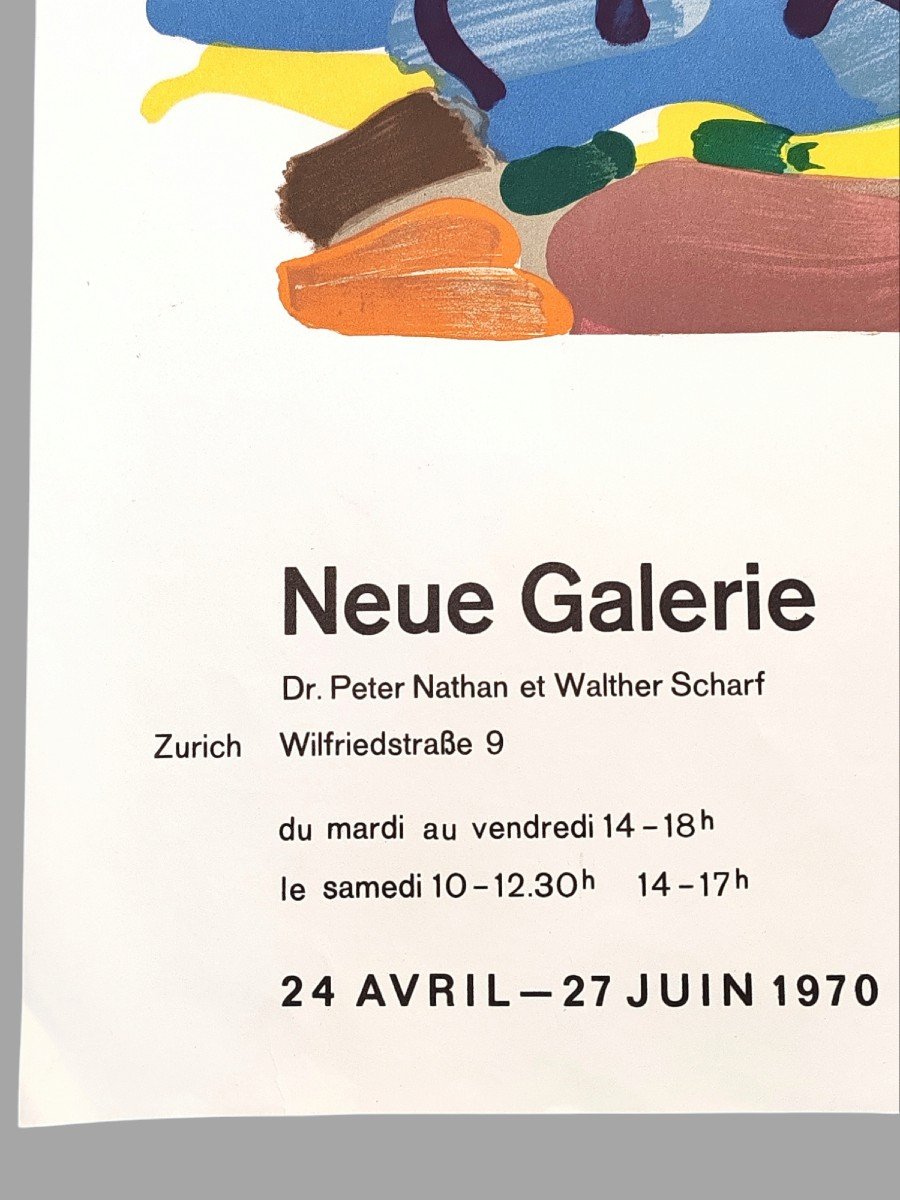  Charles Lapicque (1898-1988) After. Exhibition Poster Neue Galerie. 1970-photo-3