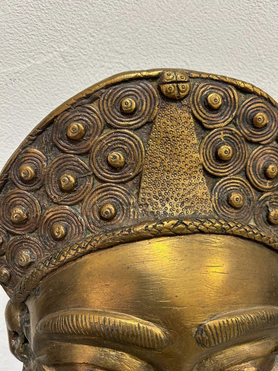 Bronze Bamoun Mask-photo-2