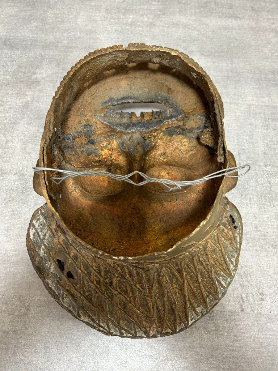 Bronze Bamoun Mask-photo-4