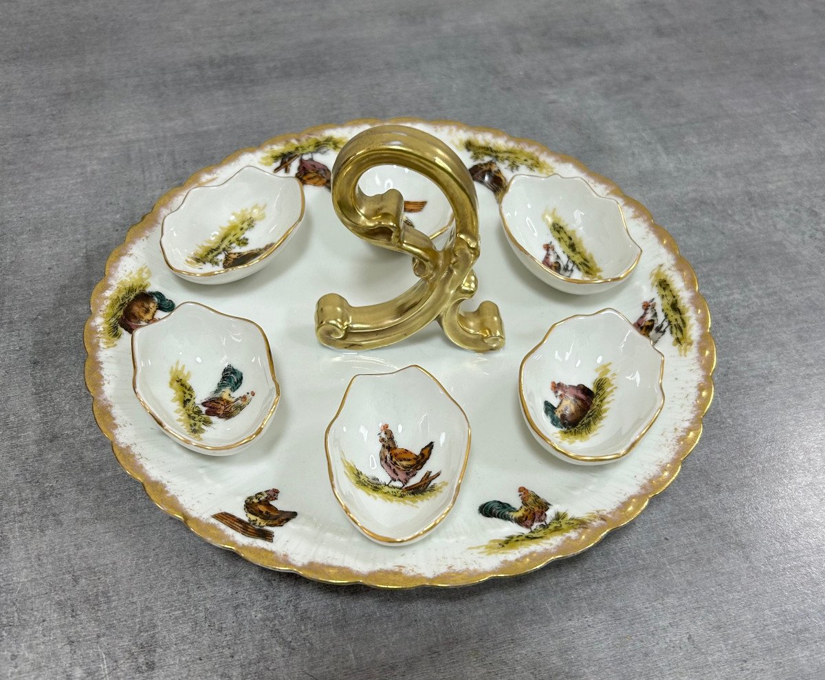 Limoges Porcelain Egg Service Late 19th Century