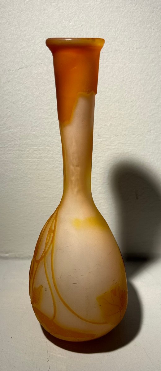 Gallé Soliflore Vase With Spherical Body-photo-3