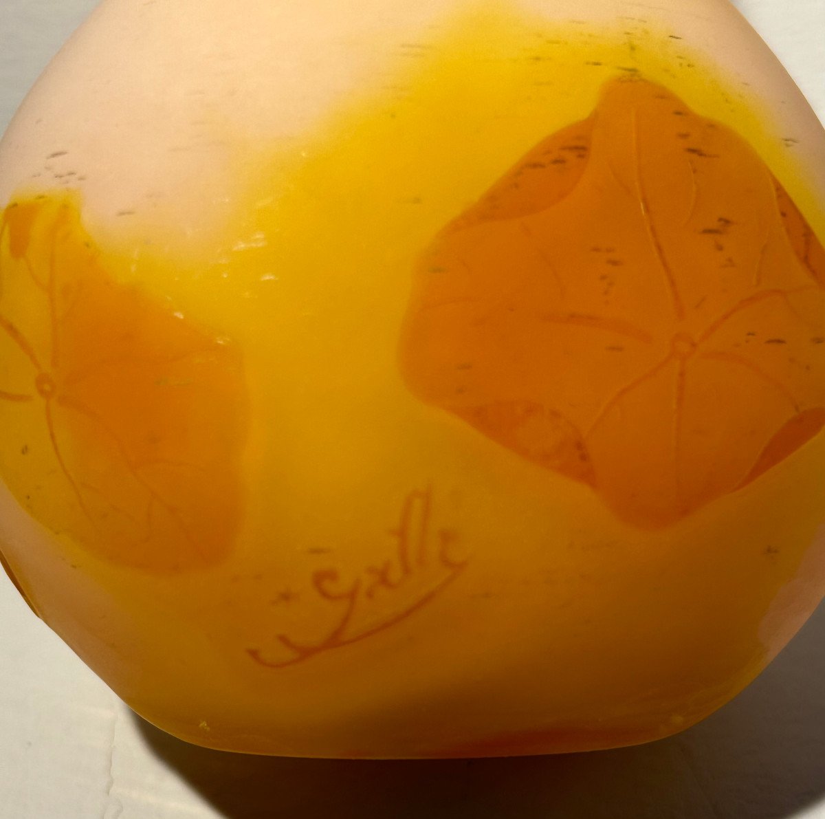 Gallé Soliflore Vase With Spherical Body-photo-1