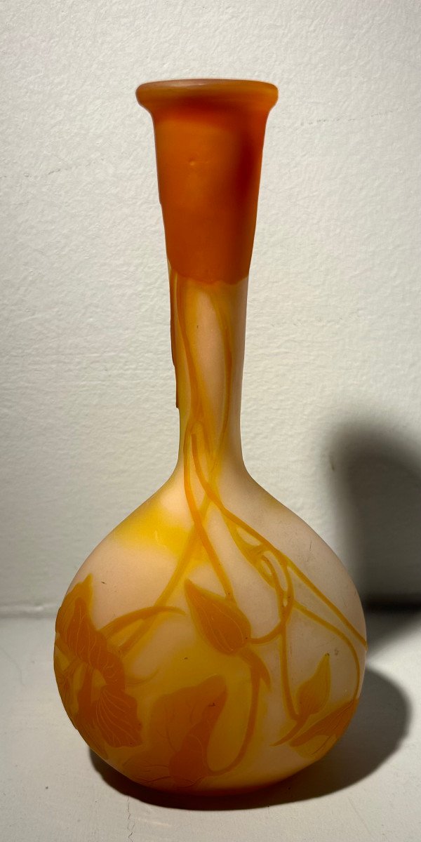 Gallé Soliflore Vase With Spherical Body