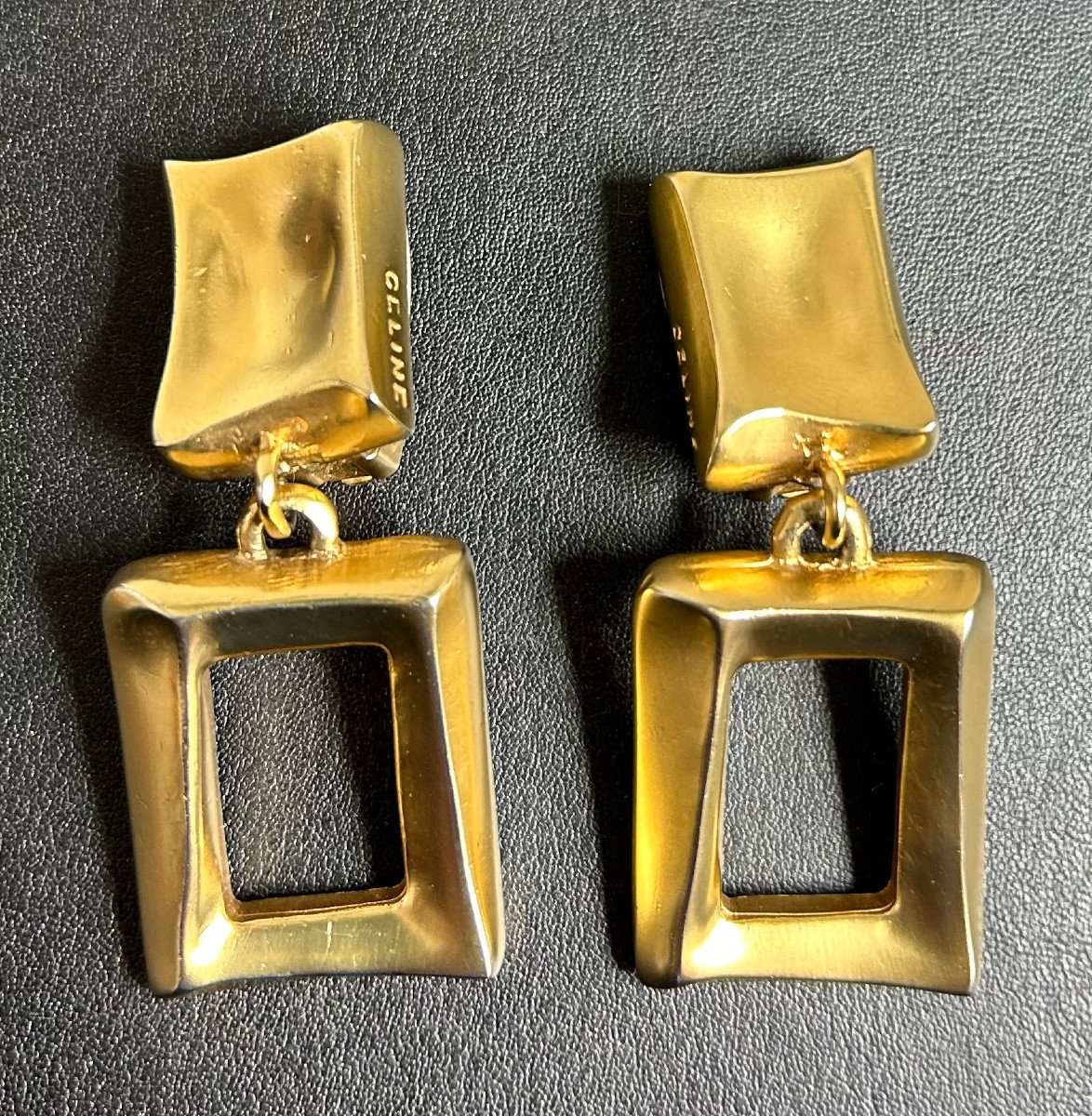 Paire De Clips Boucles d'Oreille Céline