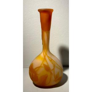 Gallé Soliflore Vase With Spherical Body